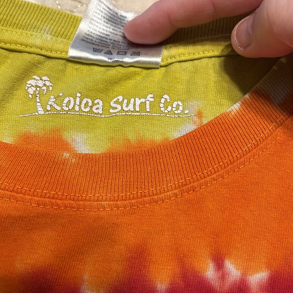 Koloa Surf Co.🏄‍♂️Tye Dye Spiral T-Shirt Multicolored - Picture 3 of 6